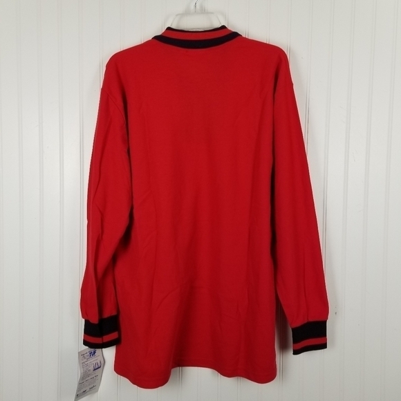 Vintage Mobil Gas Men's Polo Mechanic Long Sleeve Shirt Work NOS Crest Large - Picture 11 of 13